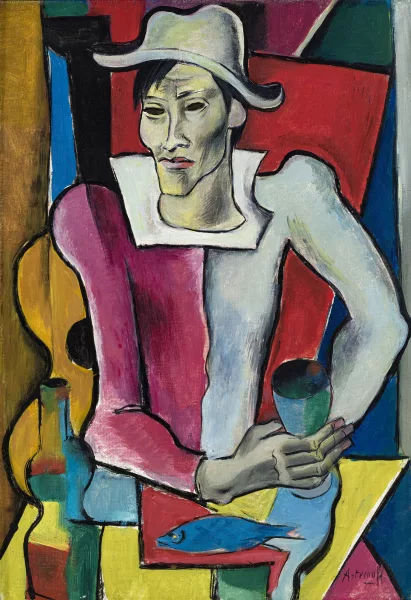Georges Artemoff — Arlequin à la bouteille de Pippermint Get,