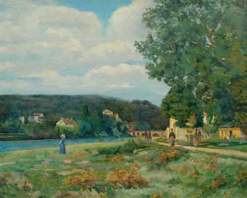 Armand Guillaumin — Paysage de l’Île-de-France. Circa 1875.