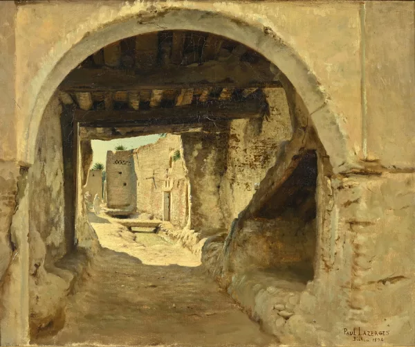 Paul Lazerges — "Porte de Biskra"