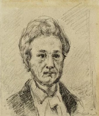 Paul Cézanne — Portrait de Monsieur Chocquet, um 1880
