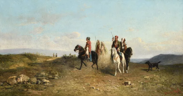 Henri van Wijk — Henri van Wyk (1833-1889), C_avaliers ottomans_,