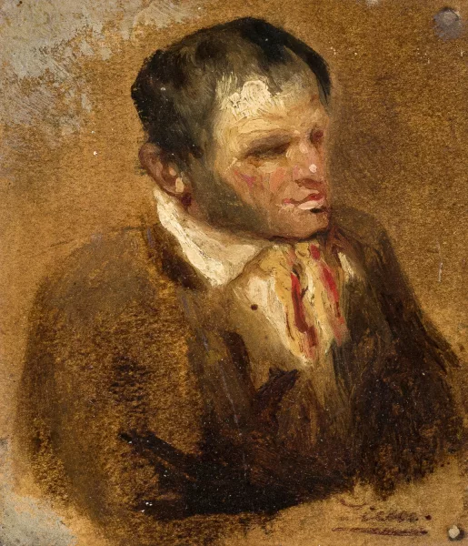 Félix Ziem — Attribué à Felix Ziem — Portrait d'homme,