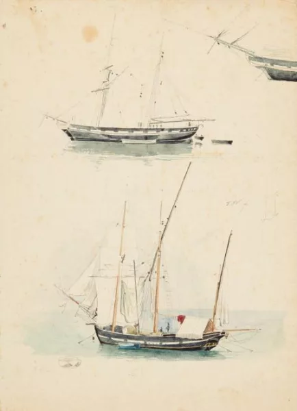 Friedrich Nerly — Schiffsstudien