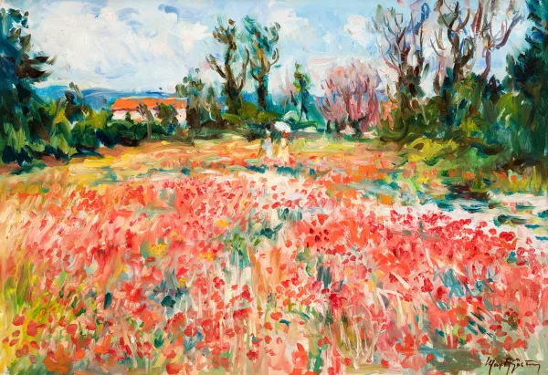 Max Agostini — "Les coquelicots"