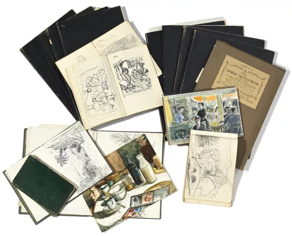 Nadejda Leontievna Benois — Nadia Benois (1896-1975), suite de 19 carnets de