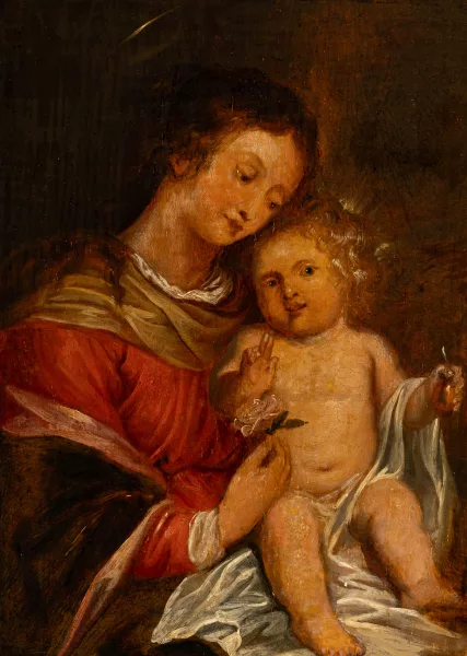 Pierre Paul Rubens — Dans le goût de Rubens Peter Paul — Madonna mit Kind