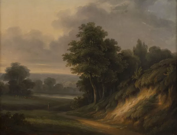 Jean-Victor Bertin — Paysage animé,