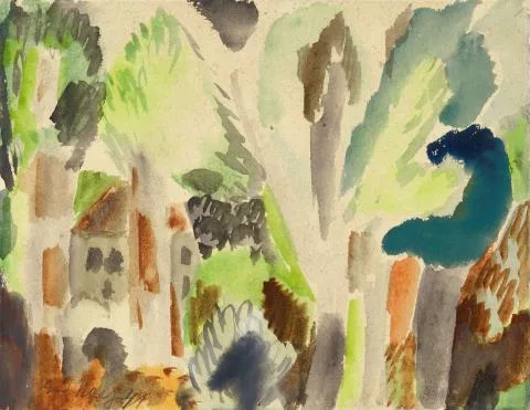 Ernst Wilhelm Nay — Kleine Parklandschaft