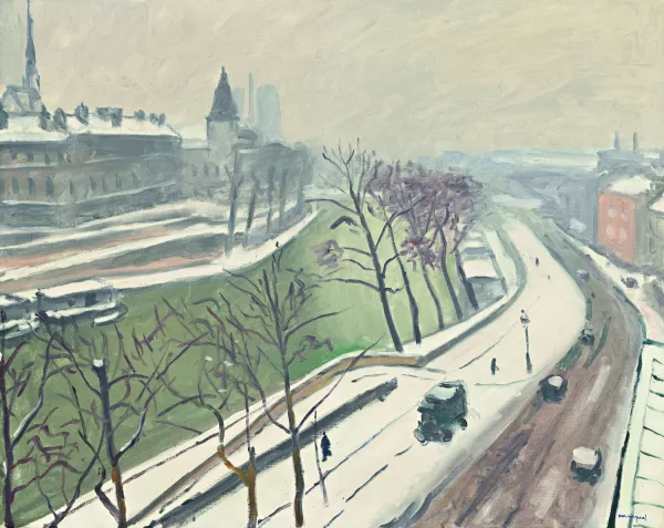 Albert Marquet — Quai des Grands-Augustins, neige