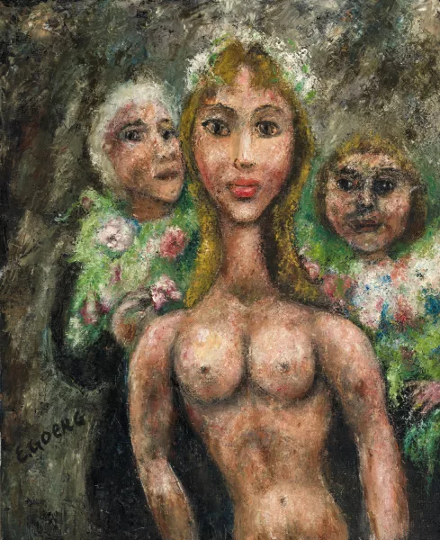 Édouard Goerg — "Des Bouquets pour la pucelle",