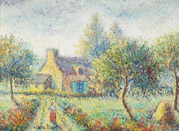 Isaac Pomié — "Le clos fleuri à Suresnes",