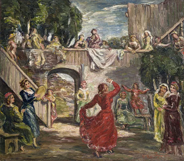 Lado Gudiashvili — La danseuse,