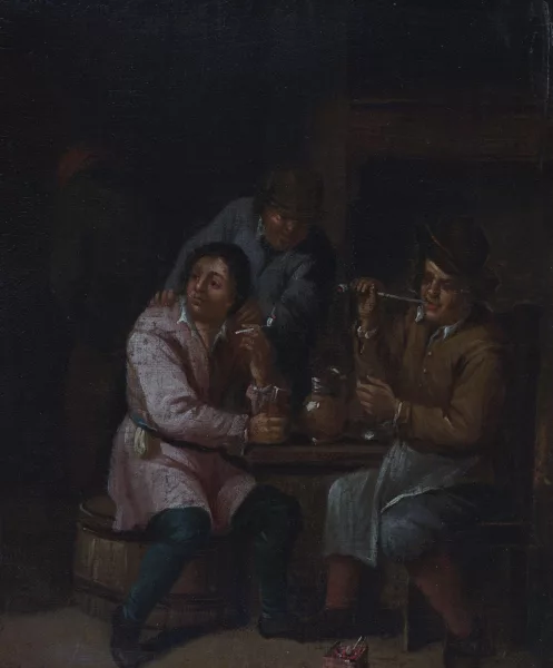 David Teniers le Jeune — D’après David Teniers II — Scène de fumeurs