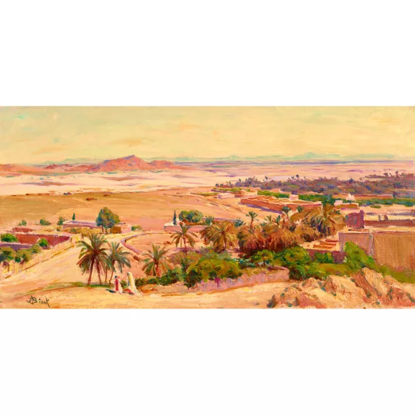 Alphonse Birck — Oasis de Bou Saâda.
