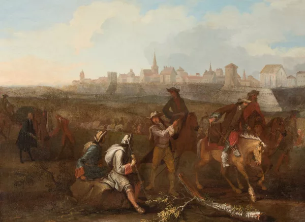 Georg Philipp Rugendas — Nachfolger Die Belagerung einer Stadt
