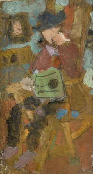 Ivan Puni — Attribué à Jean Pougny — Le peintre,