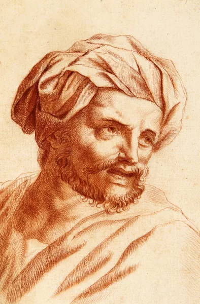 Salvator Rosa — Dans le goût de Rosa Salvator — Bärtiger Mann mit Turban