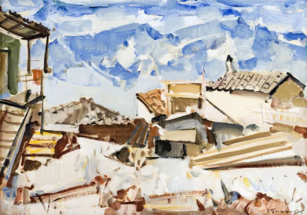 Jannis Spyropoulos — Paysage de montagne