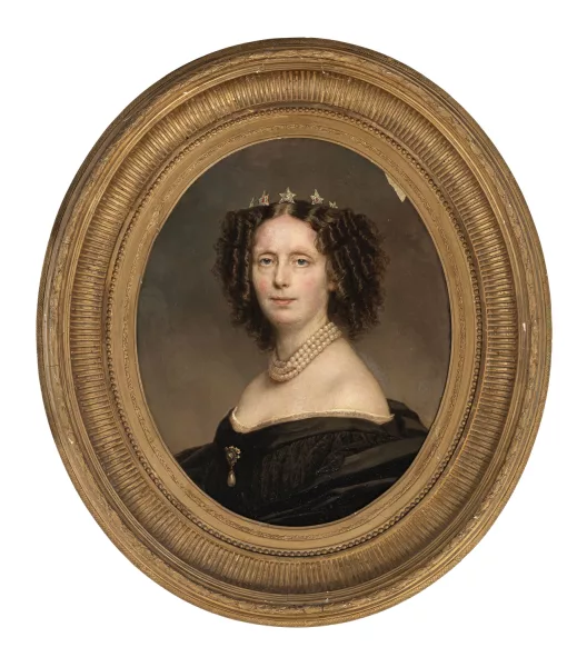 Franz Xaver Winterhalter — D’après Franz Xaver Winterhalter — Portrait de Sophie de Wurtemberg (1818-1877), reine des Pays-Bas