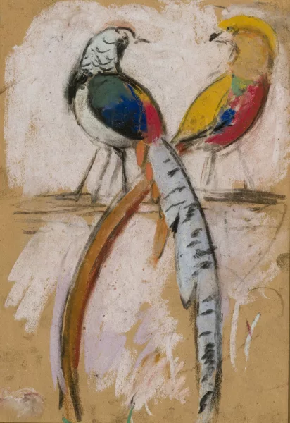 Simon Bussy — Faisan doré et Lady Amherst,