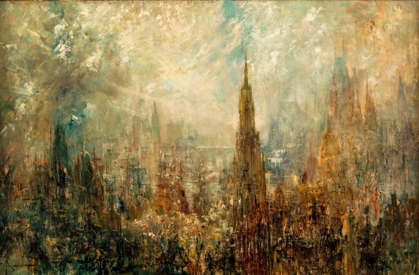 Pinckney Marcius-Simons — Vue de ville portuaire