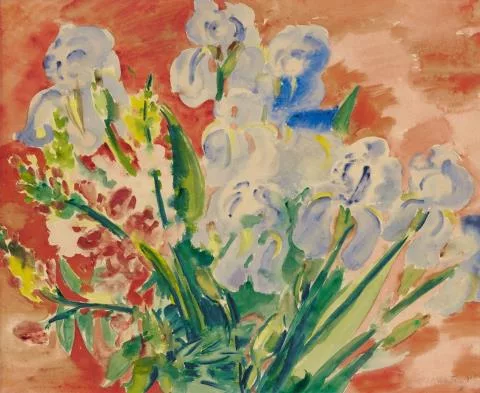 Max Pechstein — Nature morte aux fleurs