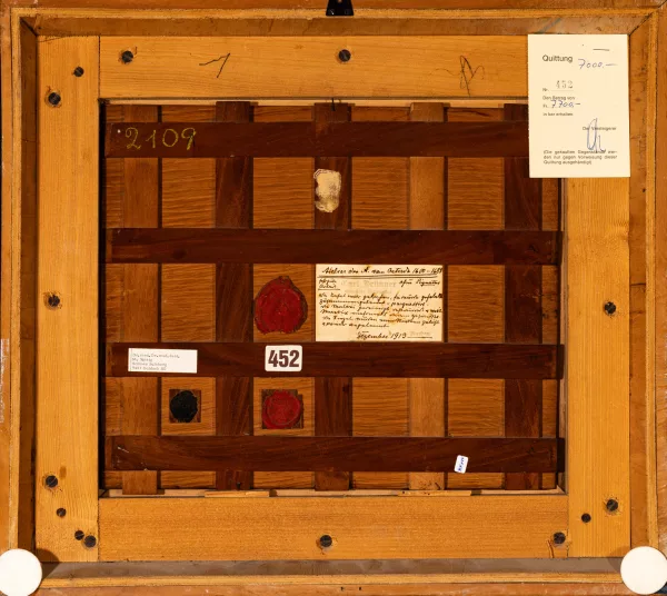 Adriaen van Ostade — Attribué à van Ostade Adriaen — Kartenspielende Bauern