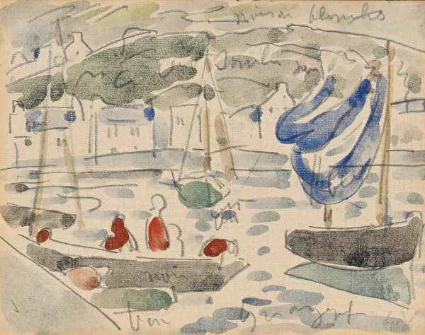Louis Valtat — Voiliers au port