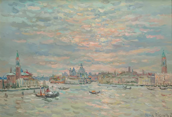 Jean Rigaud — Vue de la Jeanne (soir)",