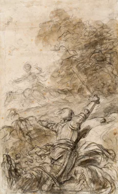 Jean-Honoré Fragonard — Ferragus bondit hors de l'eau pour porter secours à Angélique