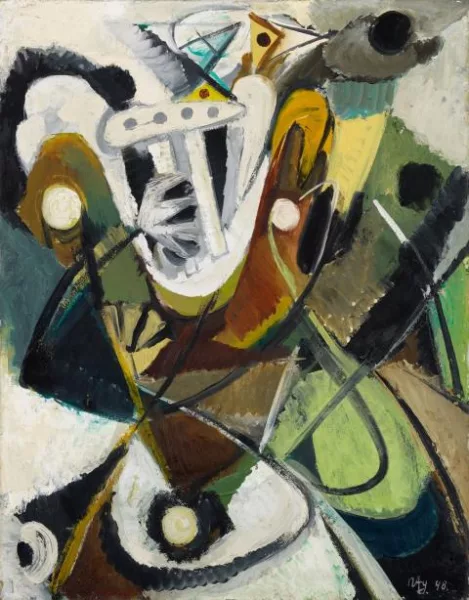 Ernst Wilhelm Nay — Harfespielerin
