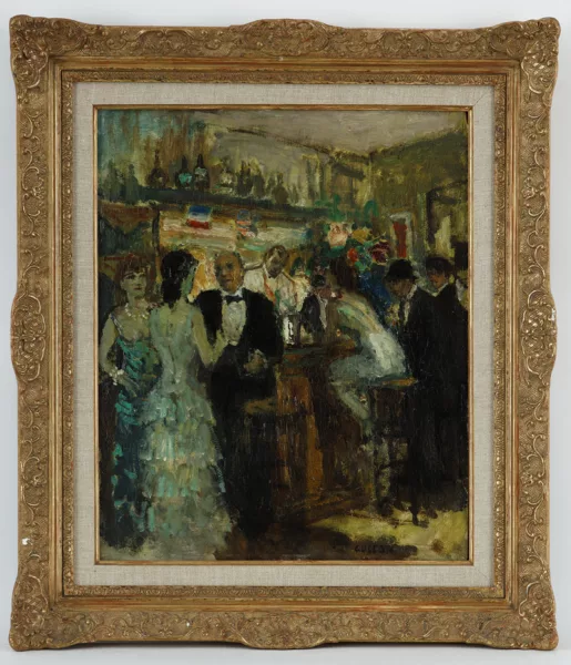 Jean Louis Marcel Cosson — Marcel Cosson (1878-1956) \\Le foyer de l'Opéra,