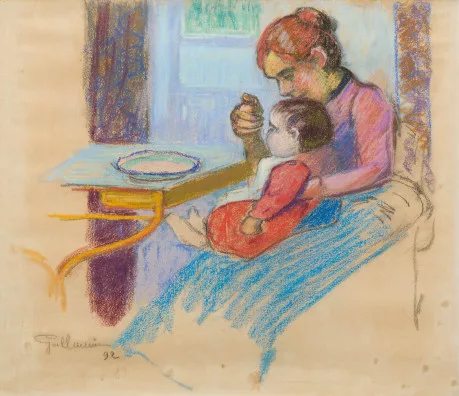 Armand Guillaumin — Mère et enfant, 1892