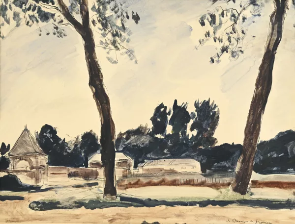 André Dunoyer de Segonzac — Paysage,