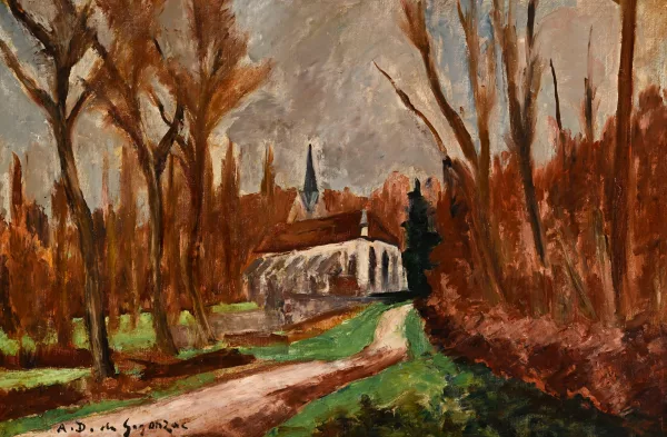 André Dunoyer de Segonzac — L'église de Villiers