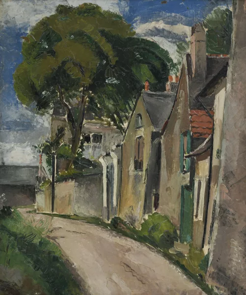 Othon Friesz — Attribué à Emile Othon Friesz — Vue d'un village