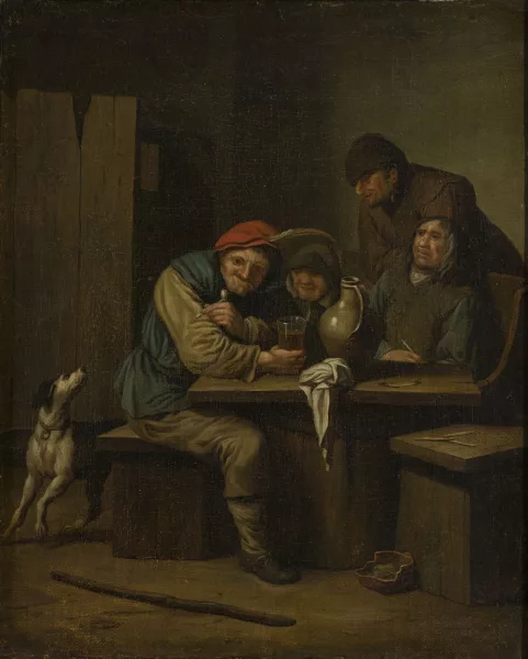 David Teniers le Jeune — Suiveur de David II Teniers — Scène de taverne