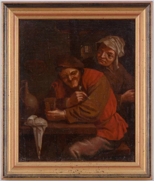 David Teniers le Jeune — Suiveur de David II Teniers — Buveur à la pipe