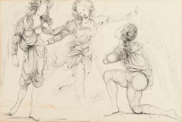 Salvador Dalí — "Les trois archanges, Raphaël, Michel et Gabriel",
