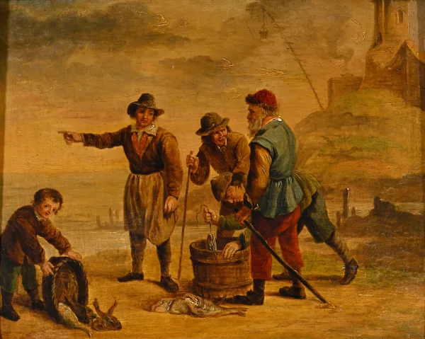 David Teniers le Jeune — Suiveur de David II Teniers — Scène animée,