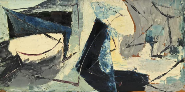 Arman — Composition bleu