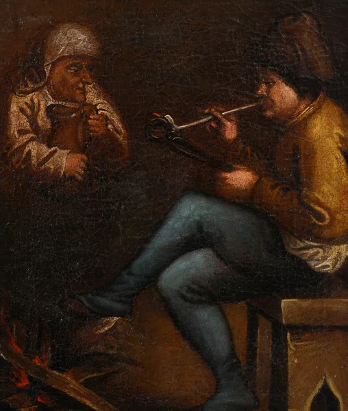David Teniers le Jeune — Suiveur de David II Teniers — Fumeur de pipe,