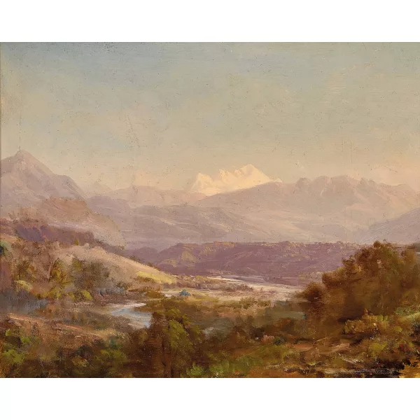 Philippe George — Vue sur le Mont-Blanc.