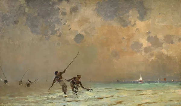 Eduardo Dalbono — Cercatori d'esca,