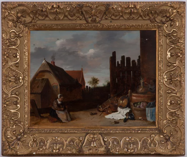 David Teniers le Jeune — Entourage de David II Teniers — Cours de ferme