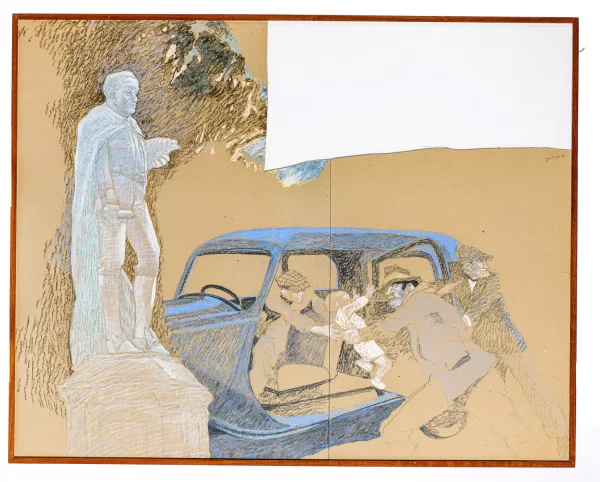 Jean Le Gac — Le délassement du peintre parisien (avec rapt d'enfant),