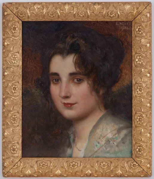 Eduard Veith — Portrait de jeune femme