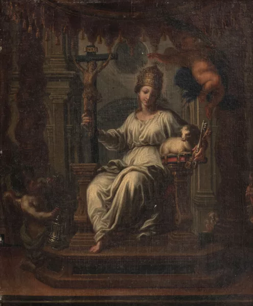 Philippe Sauvan — Attribué à Philippe Sauvan — Le couronnement de la Vierge