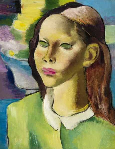 Georges Artemoff — Portrait de Claire Mossolin,