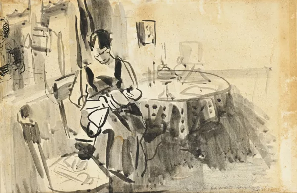 Rik Wouters — "Attitude de femme à la table ronde"